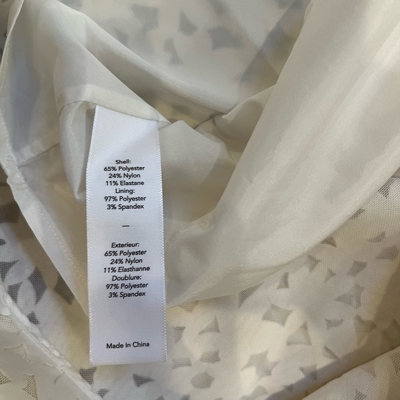 💖 Elizabeth and James Chelle Shift Dress | Laser Cut Lace | White & Neon | XS - Picture 8 of 10